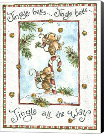 Framed Jingle All The Way Print