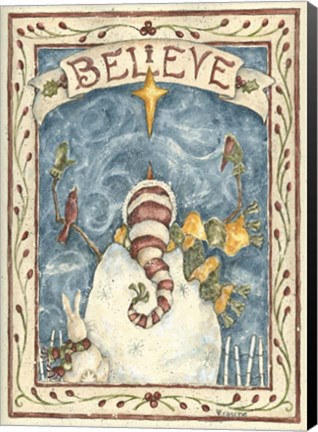 Framed Believe Print