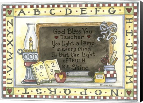 Framed Chalkboard Print