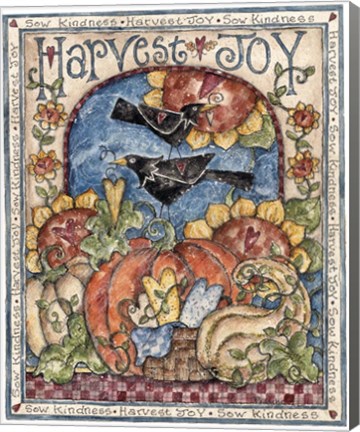 Framed Harvest Joy Print