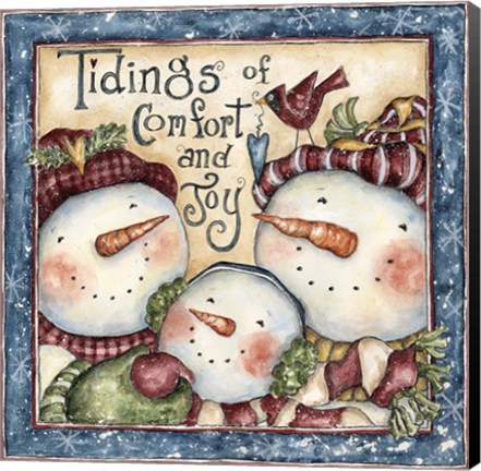 Framed Tidings Of Comfort And Joy Print