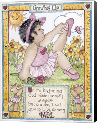 Framed Growing Up - Girl Print