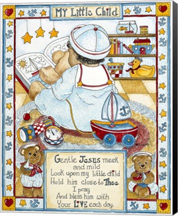 Framed My Little Child - Boy Print