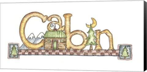 Framed Cabin Print