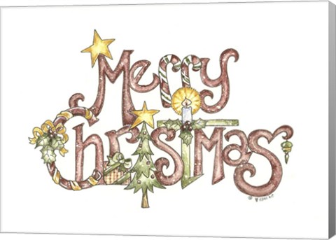 Framed Merry Christmas Print