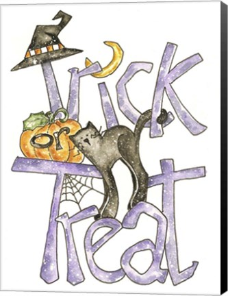 Framed Trick Or Treat Print