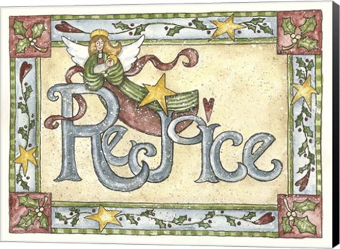 Framed Rejoice Print