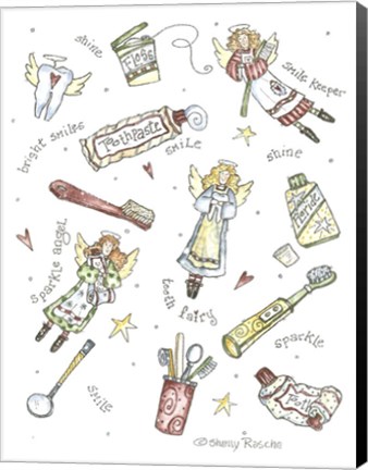 Framed Dental Tooth Fairy Print