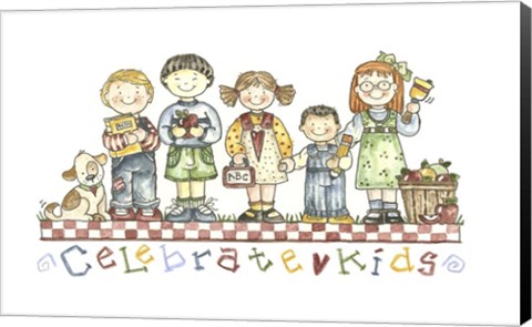 Framed Celebrate Kids Print