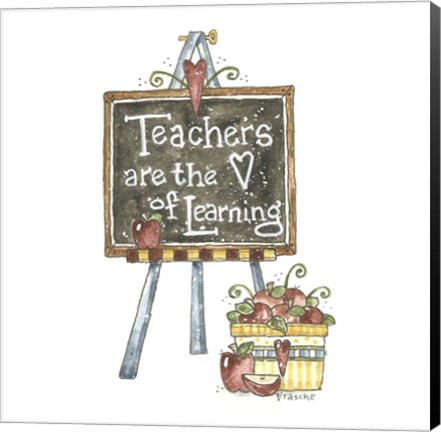 Framed Chalkboard Easel Print