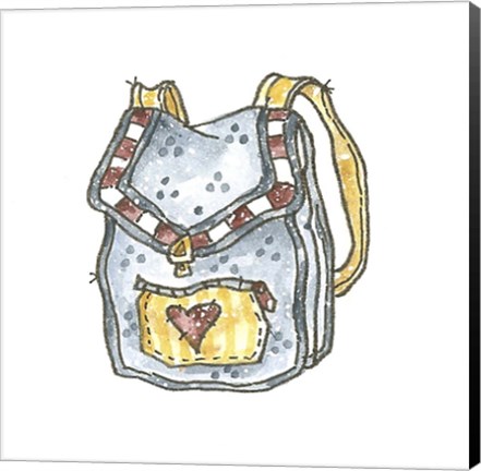 Framed School Backpack Print