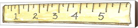 Framed School Ruler Print
