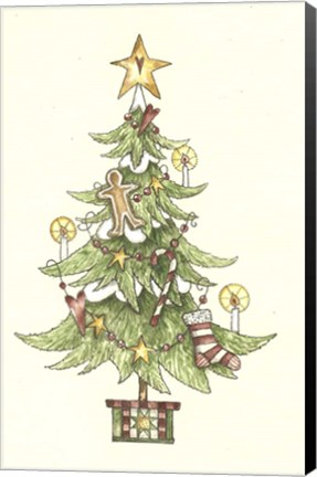 Framed Christmas Tree Print