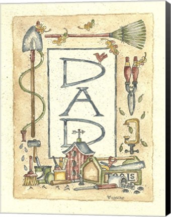 Framed Dad Border Print