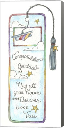 Framed May All Your Hopes Bookmark Print
