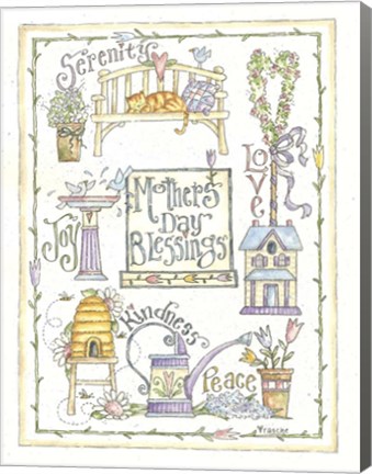 Framed Mother Border Print