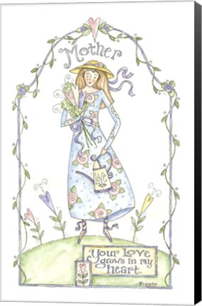 Framed Mother On Hill Print