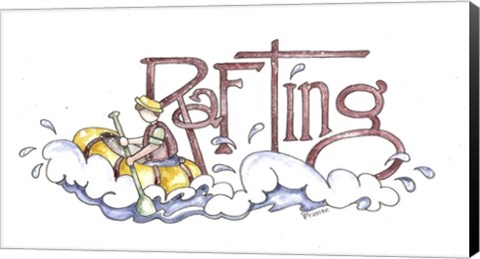 Framed Rafting Print