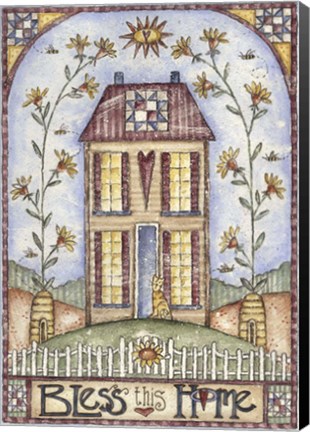 Framed Bless This Home Print