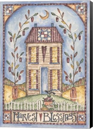 Framed Harvest Blessings Print