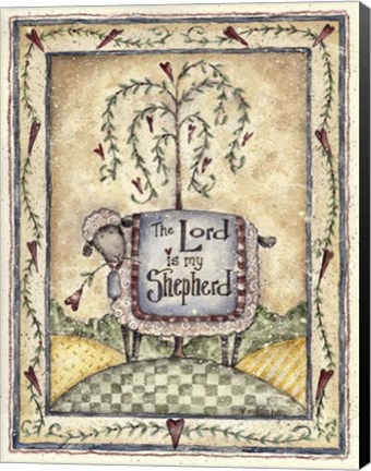 Framed Lord Is My Shepherd Print