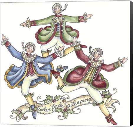 Framed Twelve Lords A Leaping Print