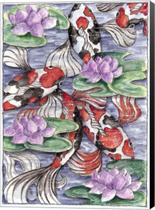 Framed Koi Print