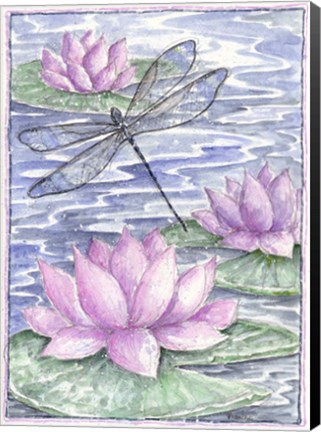 Framed Dragonfly Print