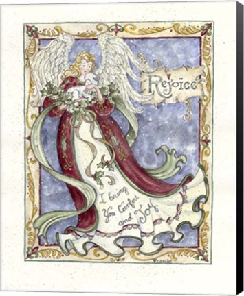 Framed Rejoice Angel Print