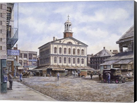 Framed Faneuil Hall, c.1915 Print