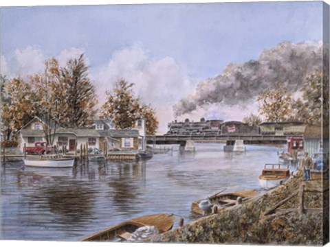 Framed Belle River, Ontario Print