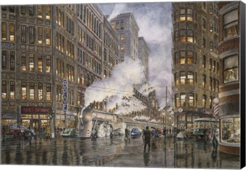 Framed 20Th Century Ltd. At Syracuse NY, Washington And Wharf Sts., c.1936 Print