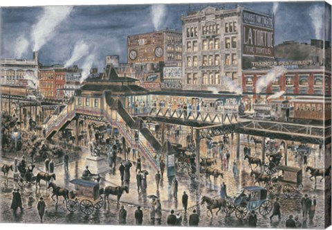 Framed Greely Square, N. Y. C.  , c.1896 Print