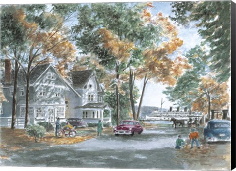 Framed Autumn On Gwenn Dr. Print