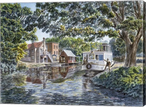 Framed Excursion Boat Print