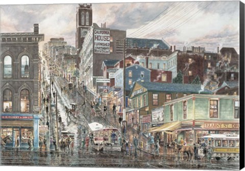 Framed KearNYSt., San Francisco Print
