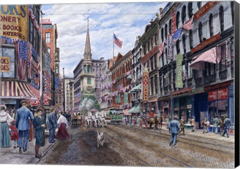 Framed Boston Print