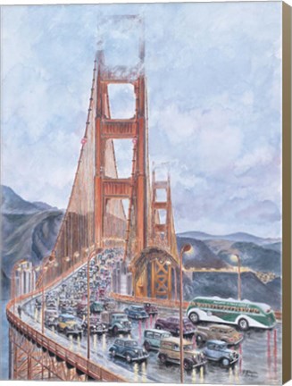 Framed Golden Gate Bridge Print