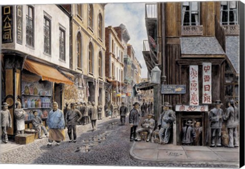 Framed China Town Print