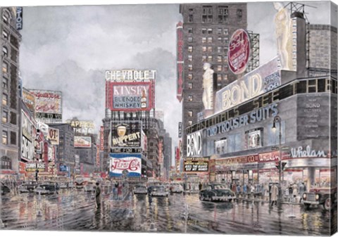 Framed Times Square, New York Print