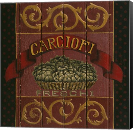 Framed Artichoke Print