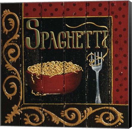 Framed Spaghetti Print