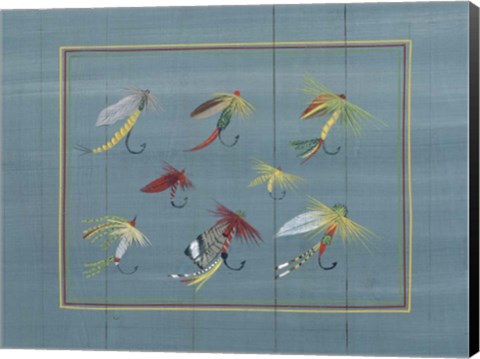 Framed Fishing Hooks 2 Print