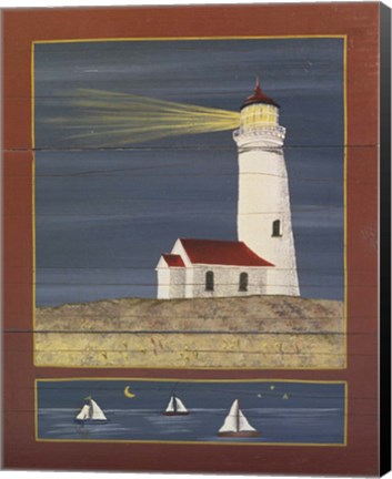 Framed Lighthouse 1 Print