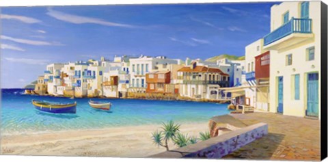 Framed Mykonos Print