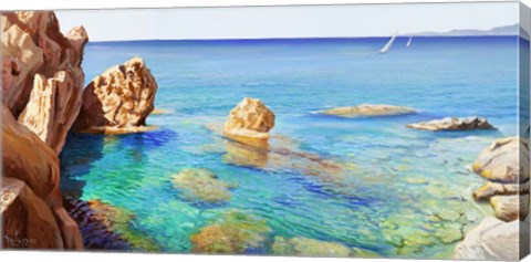 Framed Cala del Vento Print