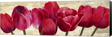 Framed Red Tulips Print