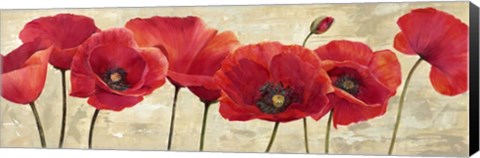 Framed Red Poppies Print