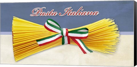 Framed Pasta Italiana Print