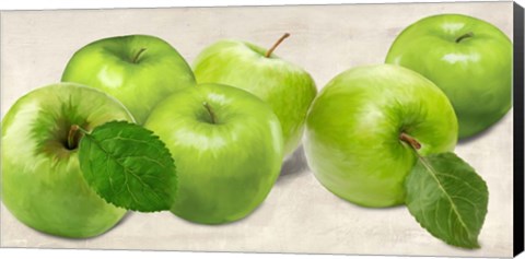 Framed Green Apples Print